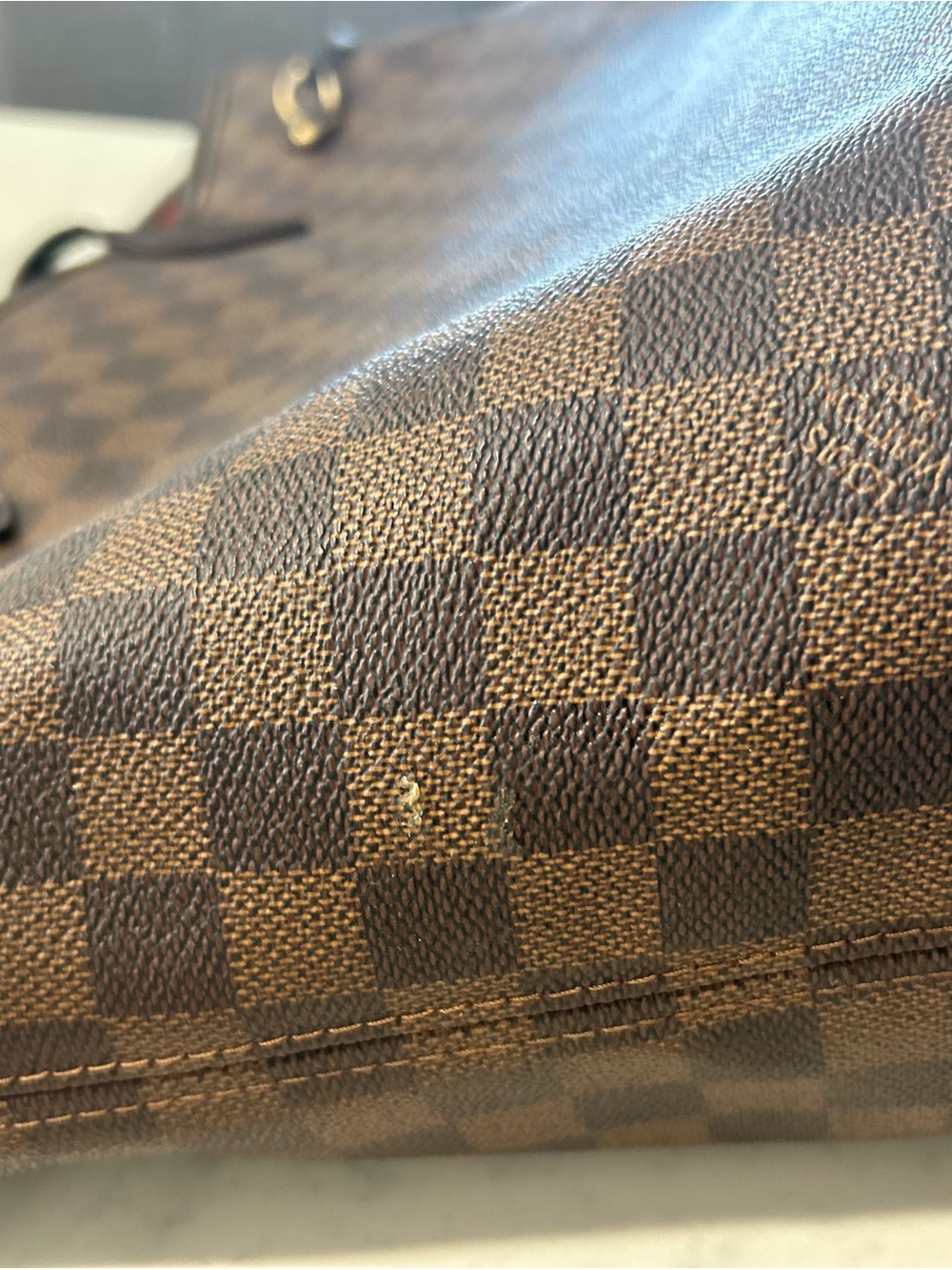 Louis Vuitton Brown Damier Ebene Neverfull mm Tote - Picture 16 of 16